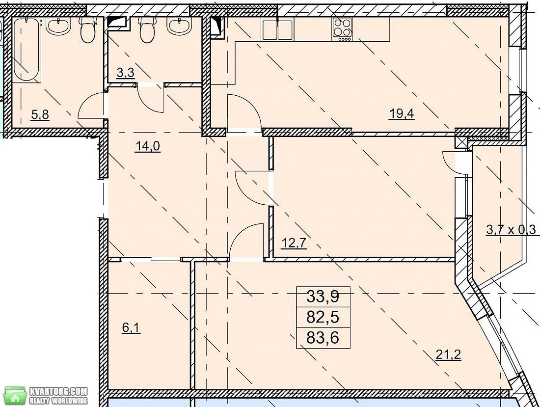 Sell 2-room apartment. Одесса, Гагаринское плато — photo 2