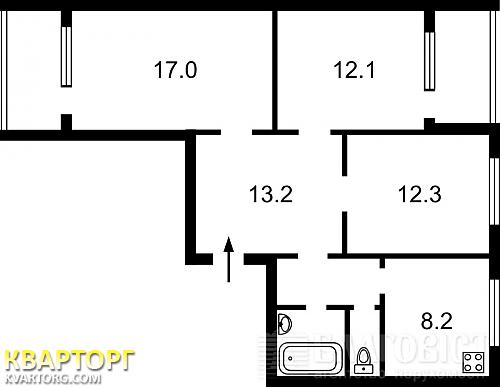 Sell 3-room apartment. Киев,  Подгорная — photo 2