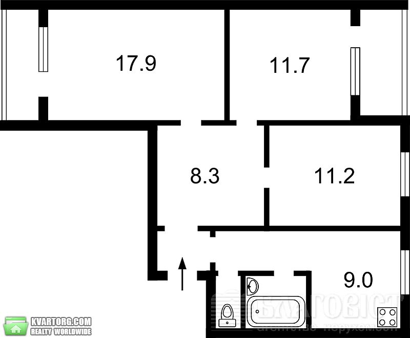 Sell 3-room apartment. Киев,  Оболонский пр — photo 2