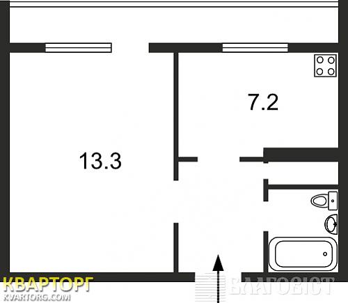 Sell 1-room apartment. Киев,  Кловский спуск — photo 2