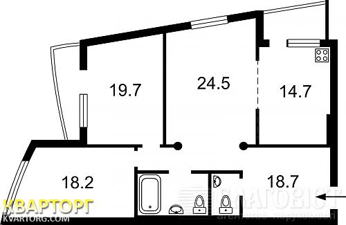 Sell 3-room apartment. Киев, Полтавская — photo 1