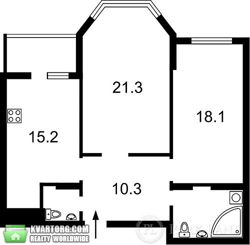 Sell 2-room apartment. Киев, Гмыри — photo 8