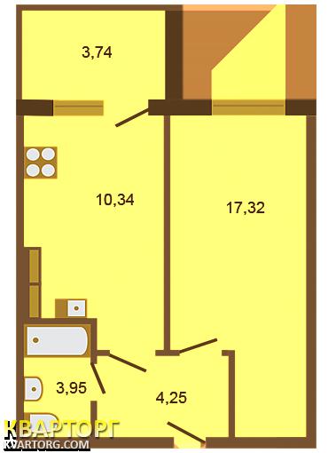 Sell 1-room apartment. Киев, Чубинского — photo 1