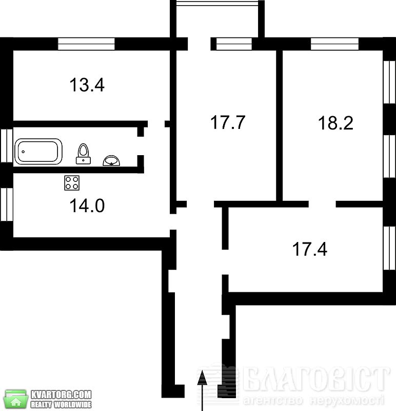 Sell 4-room apartment. Киев,  Саксаганского — photo 4