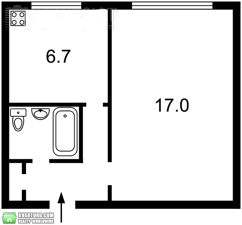 Sell 1-room apartment. Киев,  Клименко — photo 2