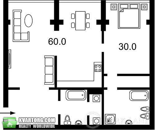 Sell 3-room apartment. Киев,  Саксаганского — photo 2