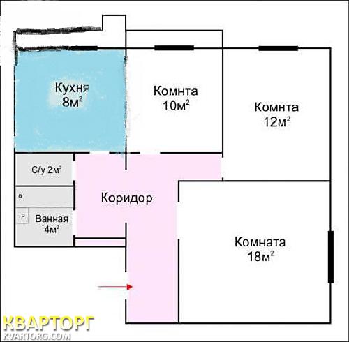 Sell 3-room apartment. Киев, Анны Ахматовой — photo 3