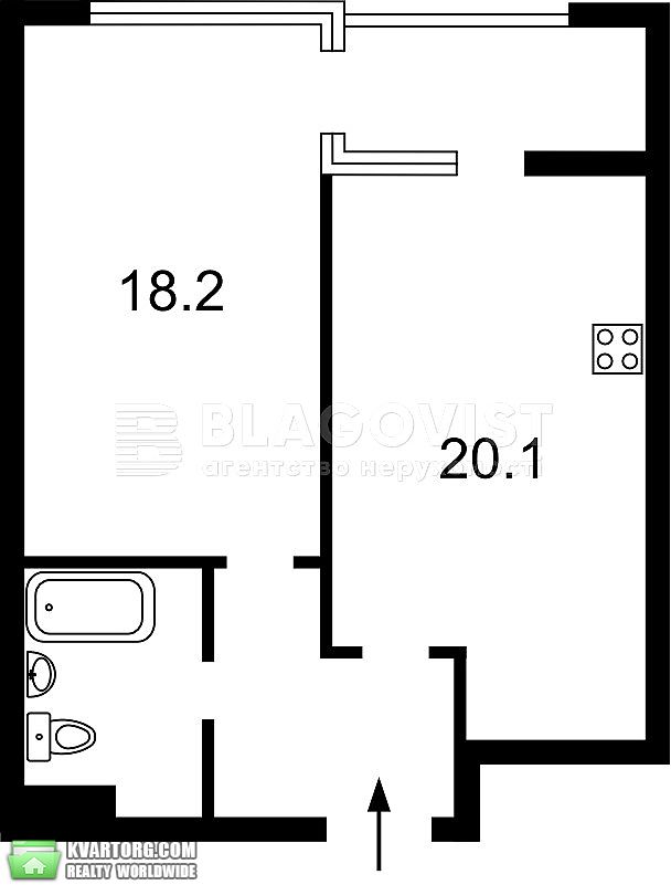 Sell 1-room apartment. Киев,  Предславинская — photo 4