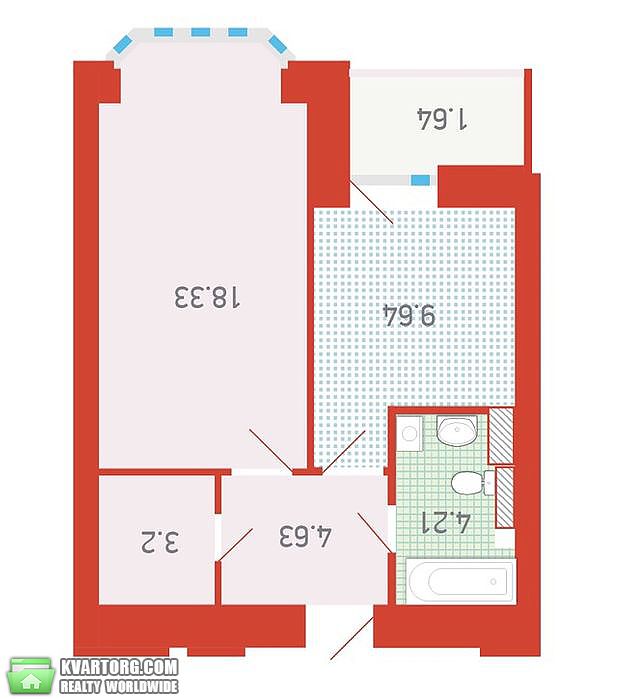 Sell 1-room apartment. Киев,  Бориспольская — photo 5