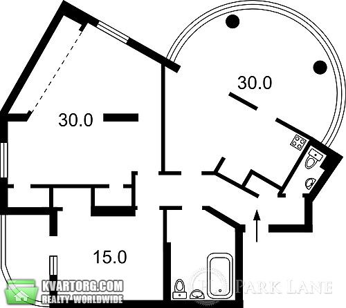 продам 3-комнатную квартиру. Киев,  Черновола - фото 9