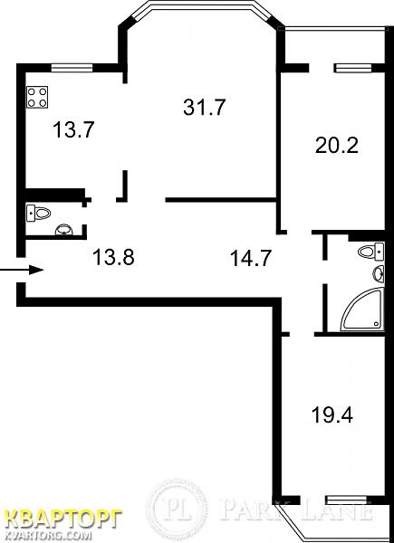 Sell 3-room apartment. Киев,  Никольско-Слободская — photo 2