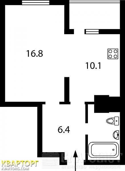 Sell 1-room apartment. Киев,  Урловская — photo 3