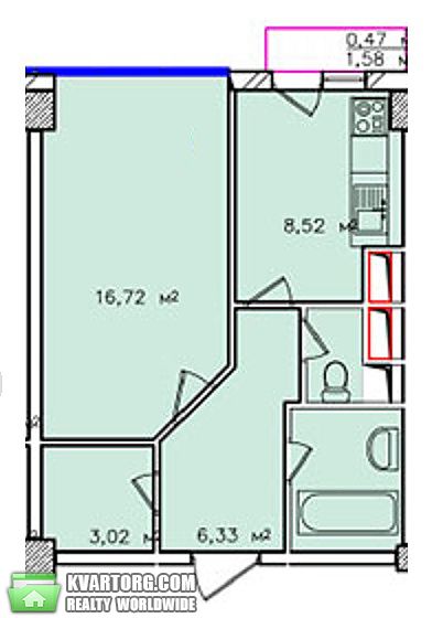 Sell 1-room apartment. Одесса, Жемчужная — photo 3