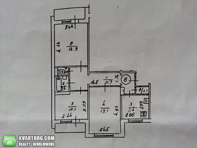 Sell 3-room apartment. Киев, Героев Космоса — photo 8