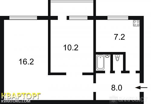 Sell 2-room apartment. Киев, Тычины пр — photo 2