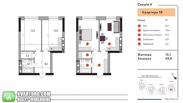 Sell 1-room apartment. Киев,  Дегтяревская — photo 4