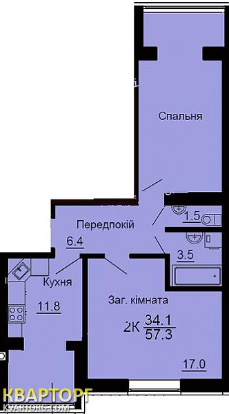 Sell 2-room apartment. Киев, Гетьманская — photo 8
