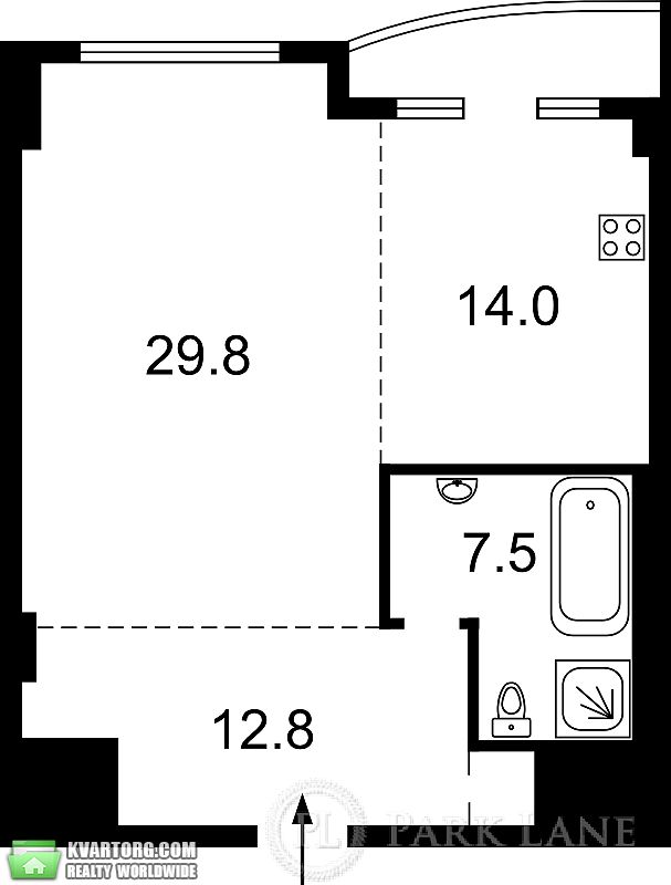 Sell 1-room apartment. Киев,  Жилянская — photo 6