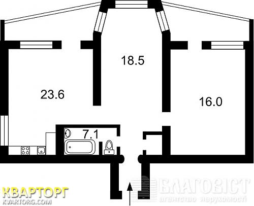 Sell 2-room apartment. Киев, Гордиенко пер — photo 1