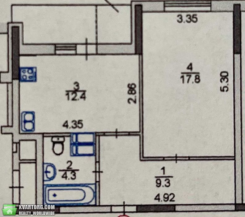 Sell 1-room apartment. Киев, Данченко — photo 10