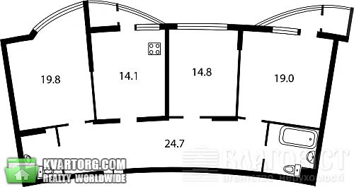 Sell 3-room apartment. Киев, Днепровская наб — photo 2