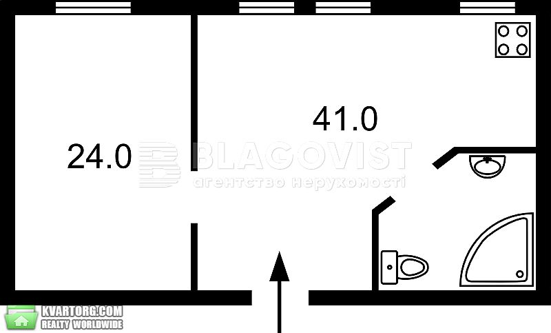 Rent out 2-room apartment. Киев,  Лютеранская — photo 9
