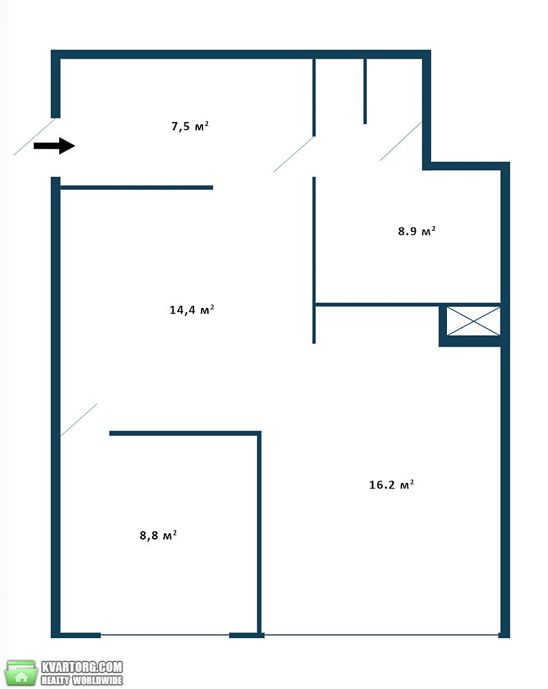 Sell 2-room apartment. Киев,  Ахматовой — photo 10
