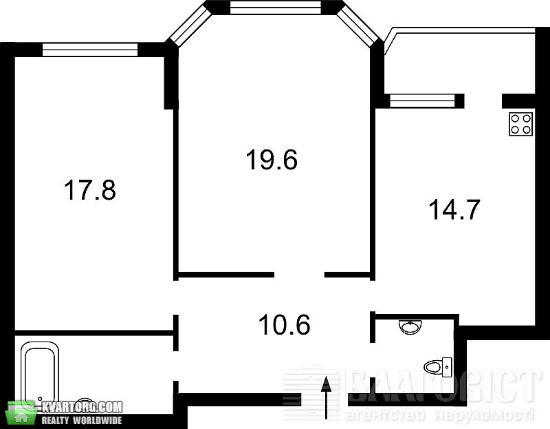 Sell 2-room apartment. Киев,  Бажана — photo 2