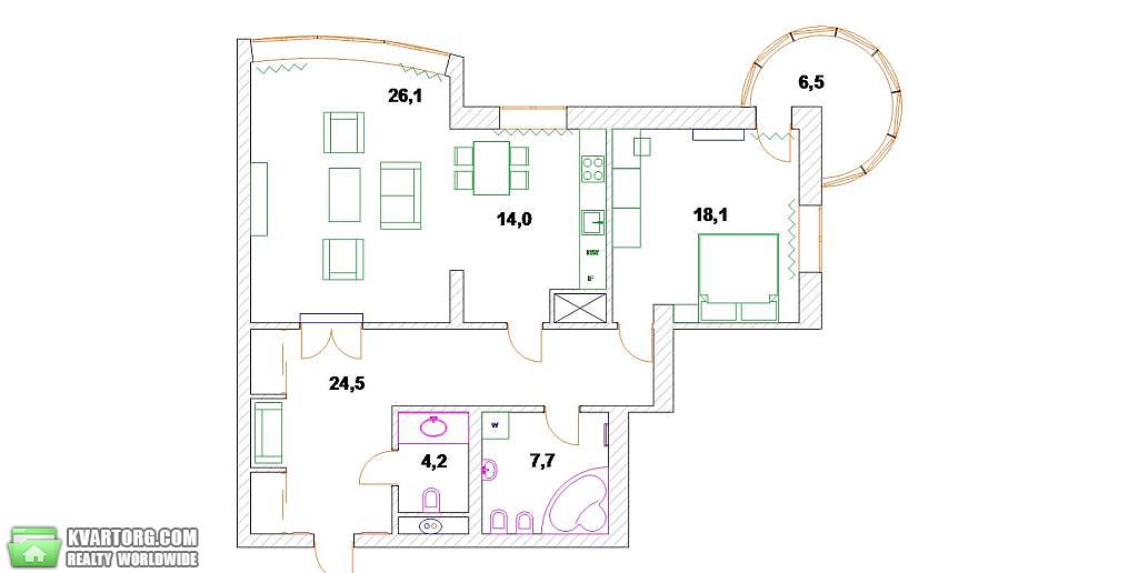 Sell 2-room apartment. Киев,  Подвысоцкого — photo 2