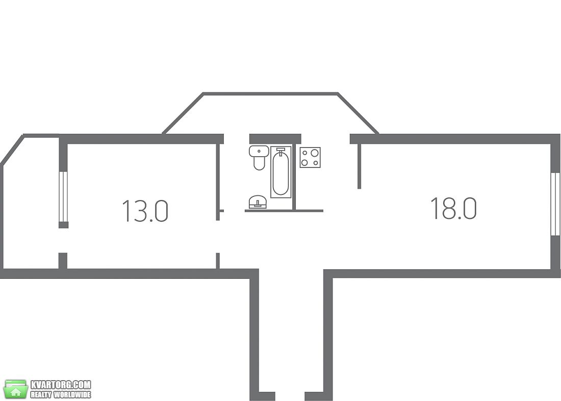 Sell 2-room apartment. Киев,  Вильямса — photo 1
