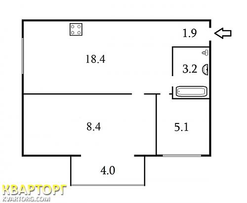 Sell 2-room apartment. Киев, Юрская — photo 2