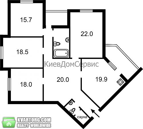 Sell 4-room apartment. Киев, Драгоманова — photo 10