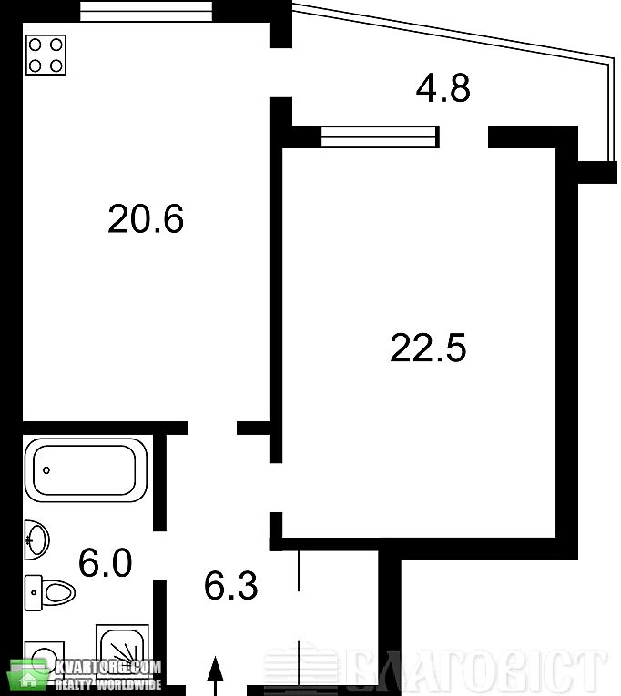 Sell 2-room apartment. Киев, Чоколовский бул — photo 3