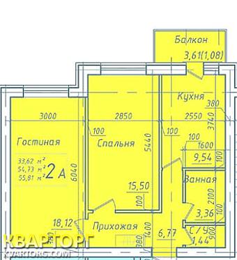 Sell 2-room apartment. Киев, Волошковая — photo 2