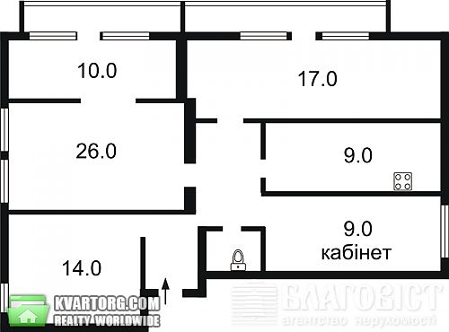 Sell 3-room apartment. Киев, Победы пр — photo 6
