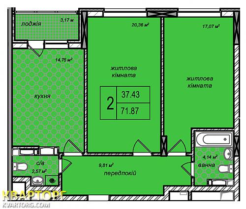 Sell 2-room apartment. Киев, Мельникова — photo 5