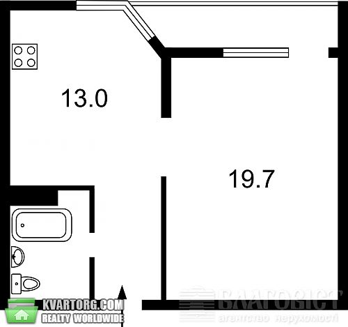 Sell 1-room apartment. Киев, Симоненко — photo 2