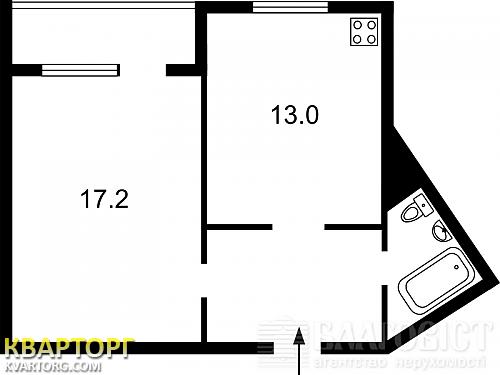 Sell 1-room apartment. Киев, Драгоманова — photo 2