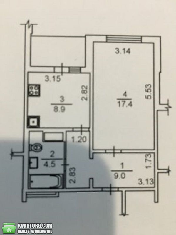 Sell 1-room apartment. Киев, Русовой — photo 10