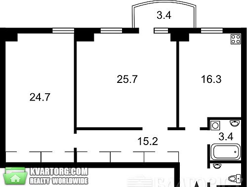 Sell 2-room apartment. Киев, Златоустовская — photo 3