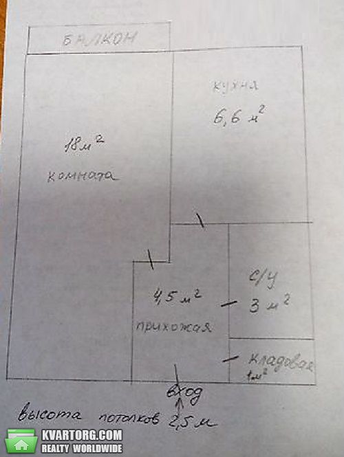 Sell 1-room apartment. Киев,  Владимирская — photo 7