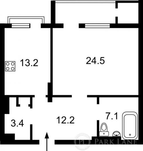 Sell 1-room apartment. Киев, Щорса — photo 5