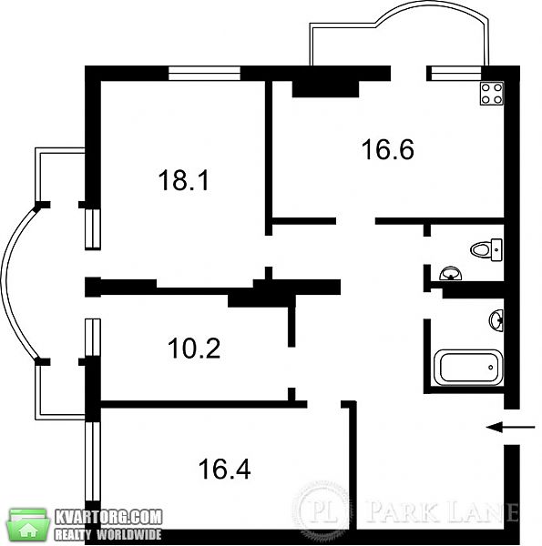 Sell 3-room apartment. Киев, Жилянская — photo 7