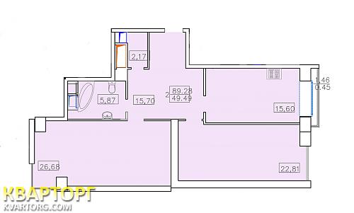 Sell 2-room apartment. Одесса, Французский бул. — photo 2