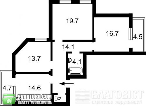 Sell 3-room apartment. Киев, Краснозвездный пр — photo 2