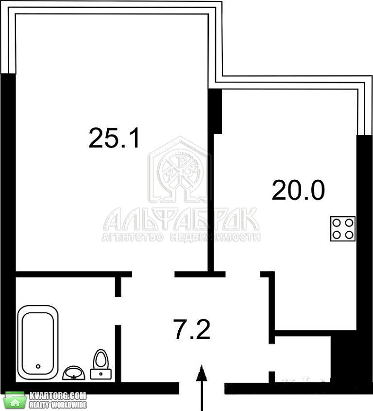Sell 1-room apartment. Киев, Днепровская набережная — photo 3