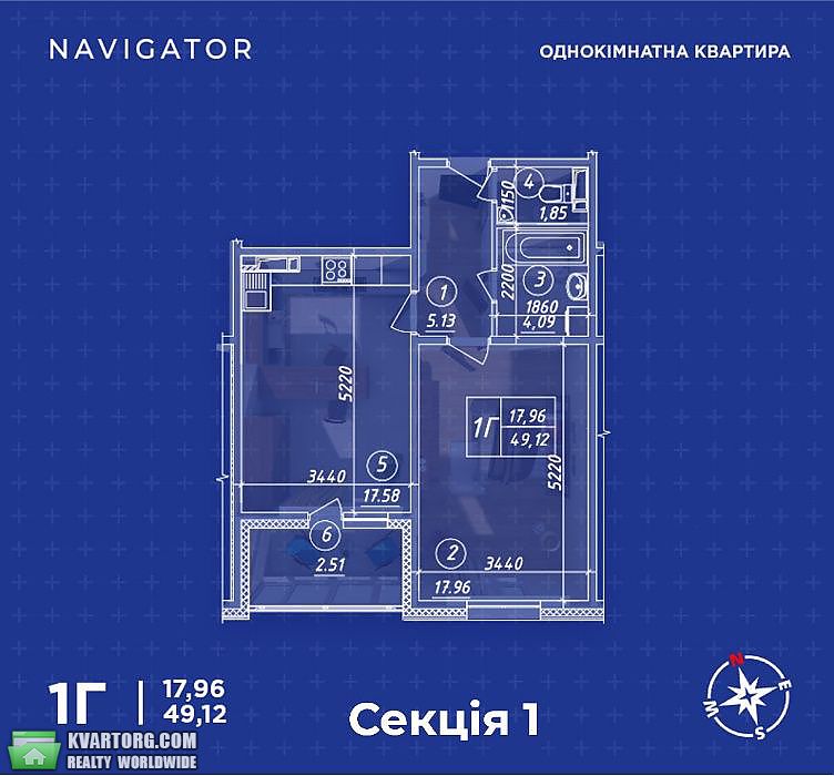 Sell 1-room apartment. Киев, пер. Балтийский — photo 3