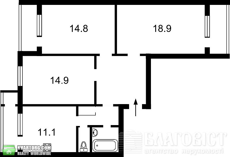 Sell 3-room apartment. Киев,  Григоренко пр — photo 2