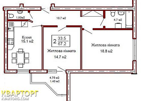 Rent out 2-room apartment. Киев,  Гродненский пер — photo 2
