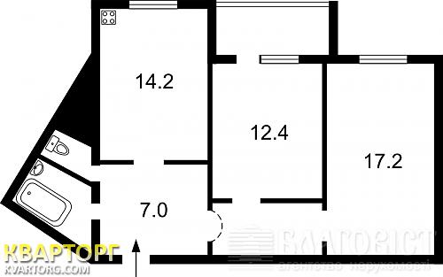 Sell 2-room apartment. Киев,  Урловская — photo 2